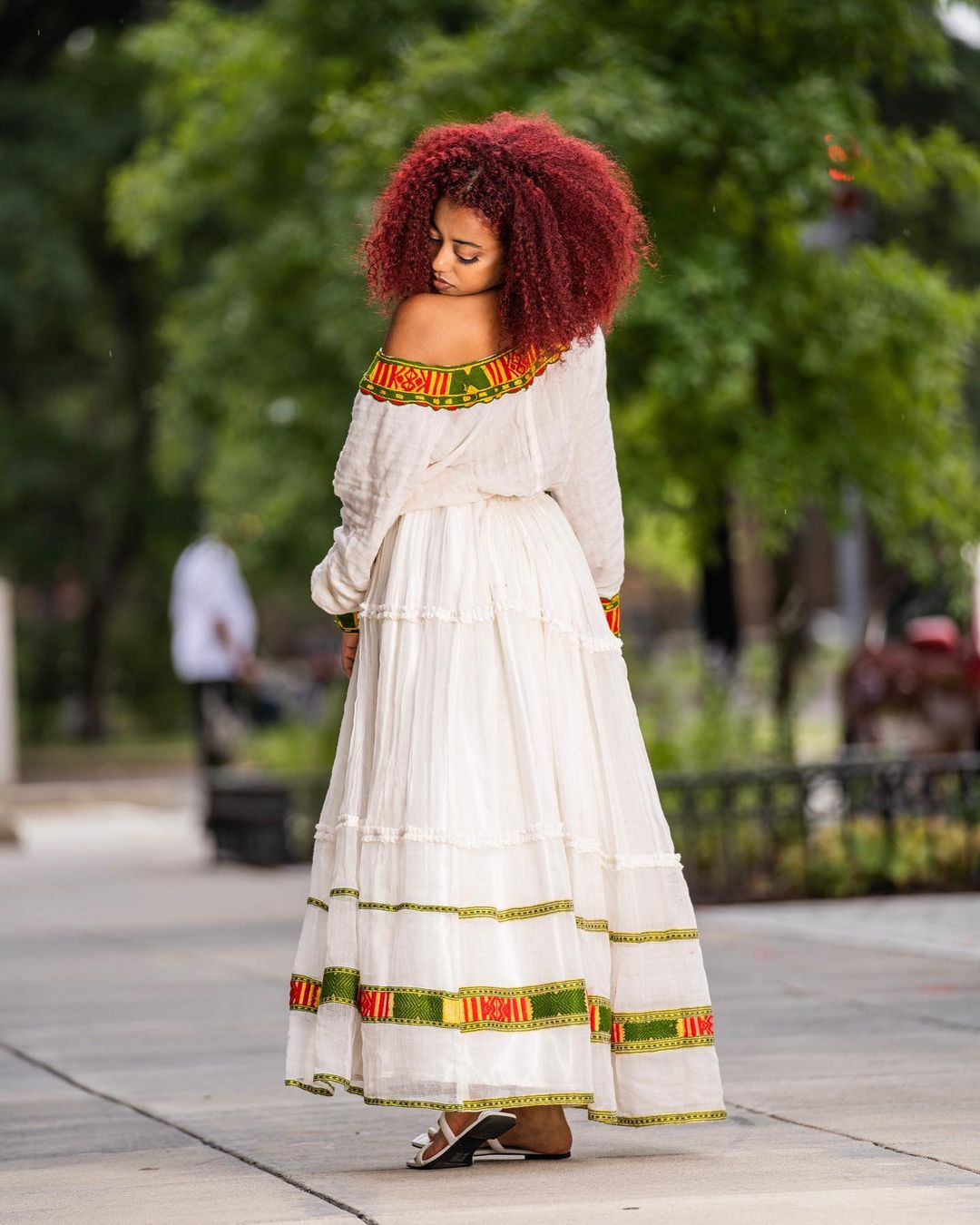 Green Habesha Dress