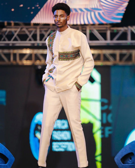 Modern Habesha Men's Outfit 