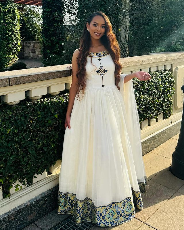 Modern and Beautiful Habesha Dress Ethiopian Traditional Habesha Kemis