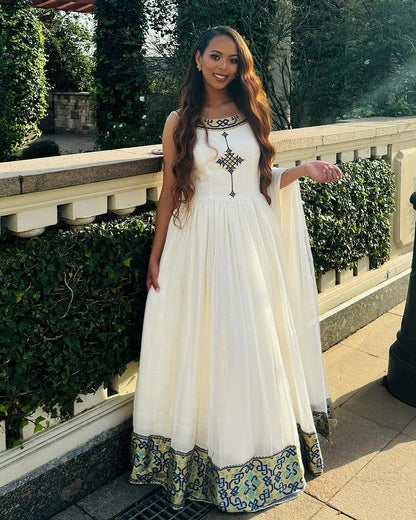 Modern and Beautiful Habesha Dress Ethiopian Traditional Habesha Kemis