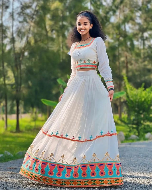 Colorful Habesha Dress