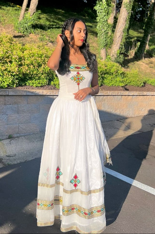 Simple Modern Habesha Dress Elegant Habesha Kemis