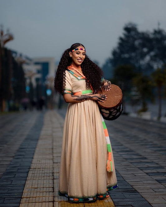 Gorgeous Light Color Ashenda Dress 