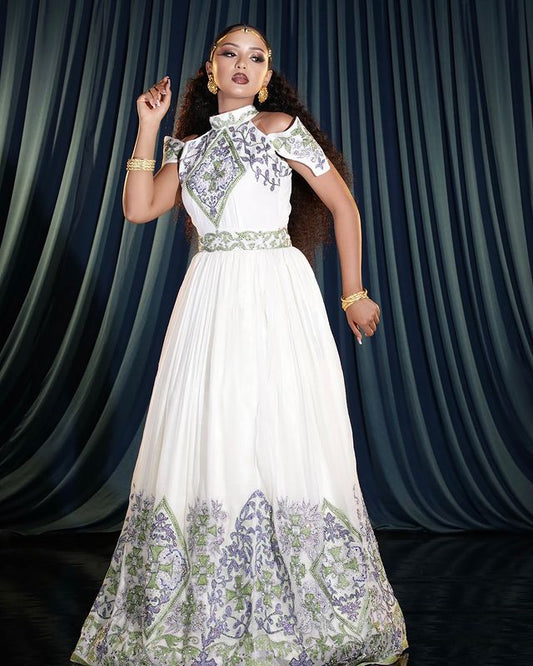 Gorgeous Exquisite Habesha Wedding Dress 