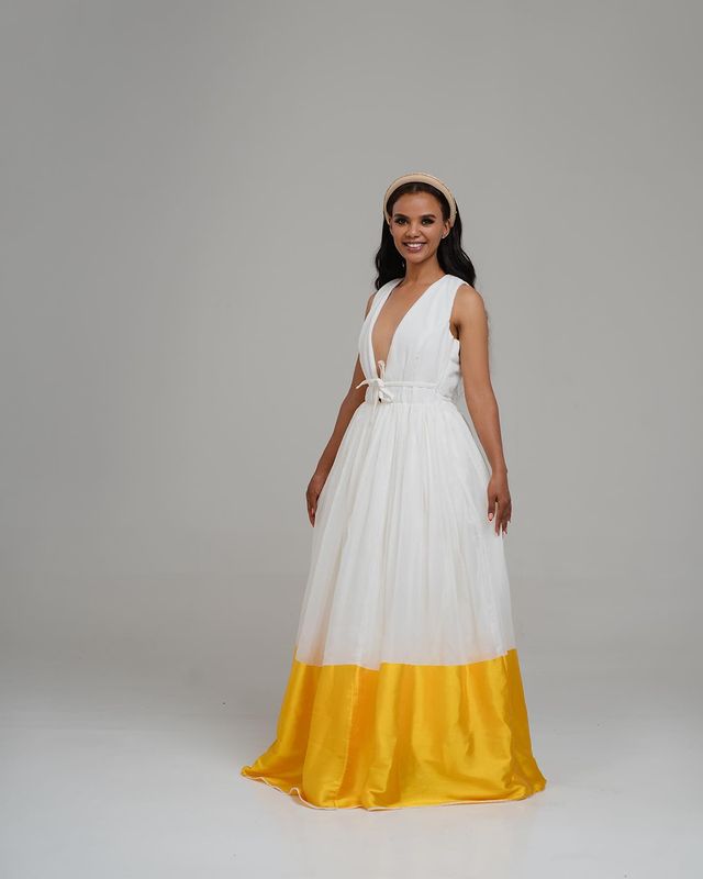 Golden Yellow Habesha Dress Stylish Habesha Kemis Ethiopian Dress Design