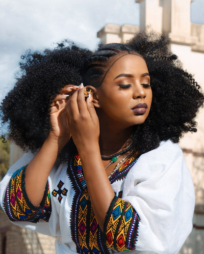 Cultural Ethiopian Traditional Habesha Dress with Timeless Elegance Habesha Kemis