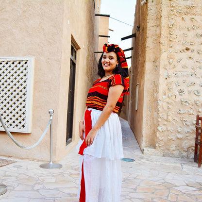 Vibrant Wolayita Cultural Dress Traditional Ethiopian Outfit with Stunning Colors Ethiopian Dress