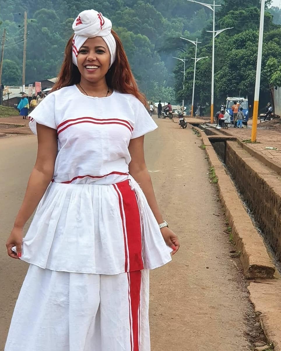 Beautiful Wolayita Cultural Dress Traditional Ethiopian Elegance Wolayta Dress Ethiopian Dress