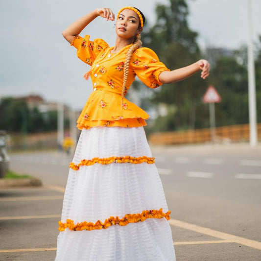 Gorgeous 2-Piece Oromo Dress 