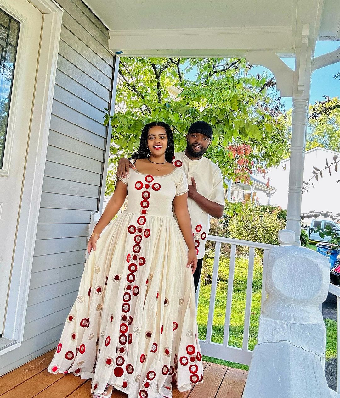 Perfect Matching Traditional Ethiopian Couples Attire