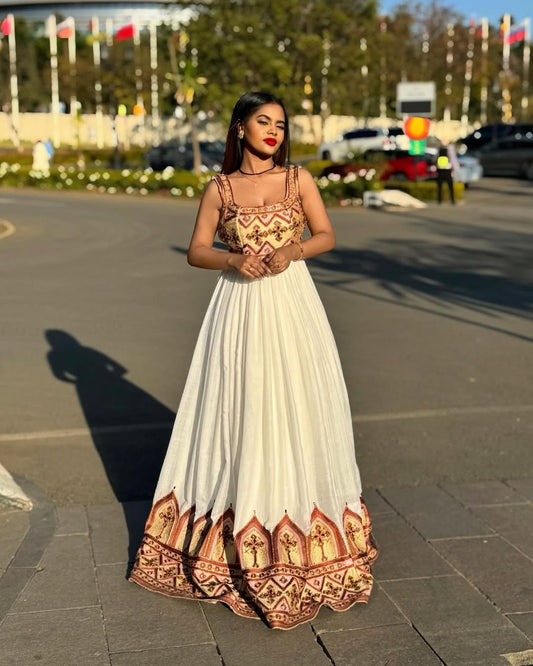 Adorable Colorful Habesha Dress