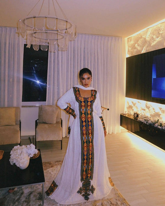 Striking Traditional Ethiopian Dress