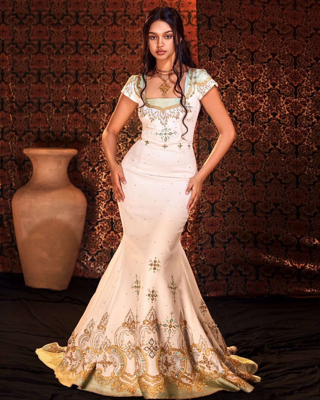 Elegant Ethiopian Habesha Kemis Modern Mermaid Design Exclusive Design