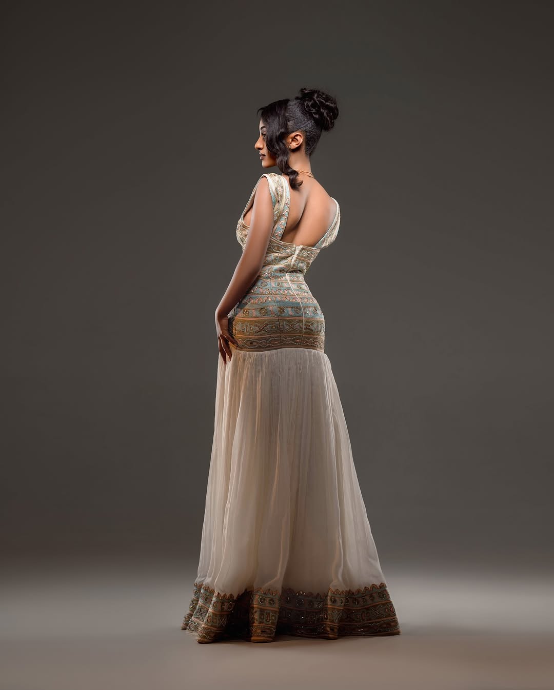 Classic Ethiopian Habesha Dress Mermaid Contoured Design Cultural Fashion