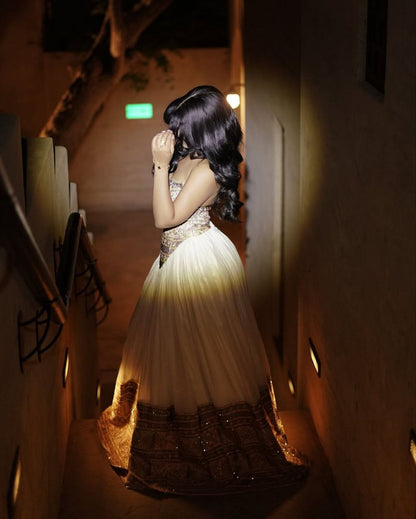 Soft Elegance in Every Thread: Lavender Habesha Kemis with Flattering V-Waist