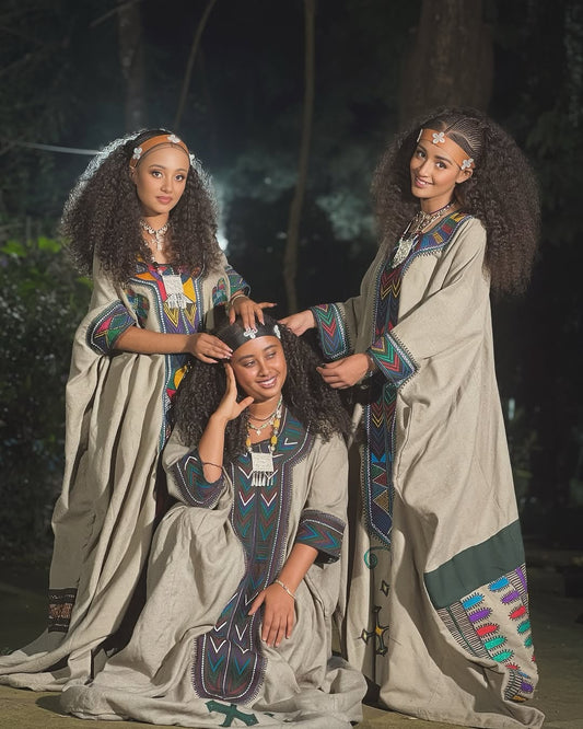Traditional Ashenda Kemis with Colorful Patterns for Cultural Celebration