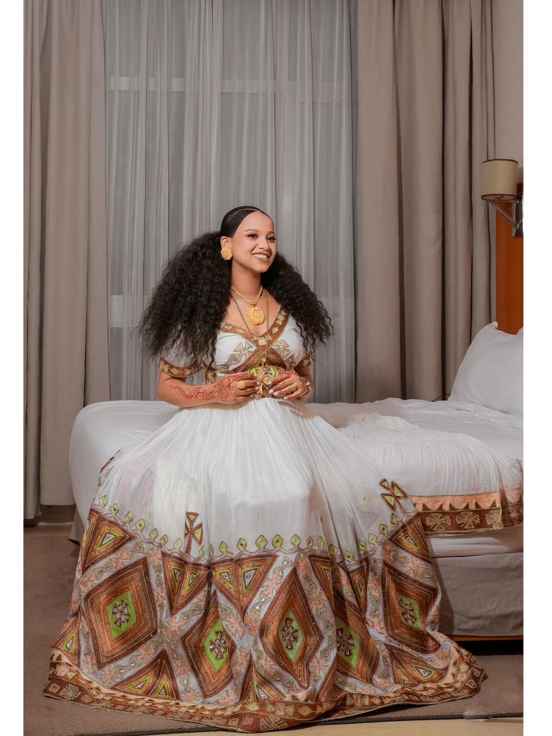 Elegant Habesha Wedding Dress 