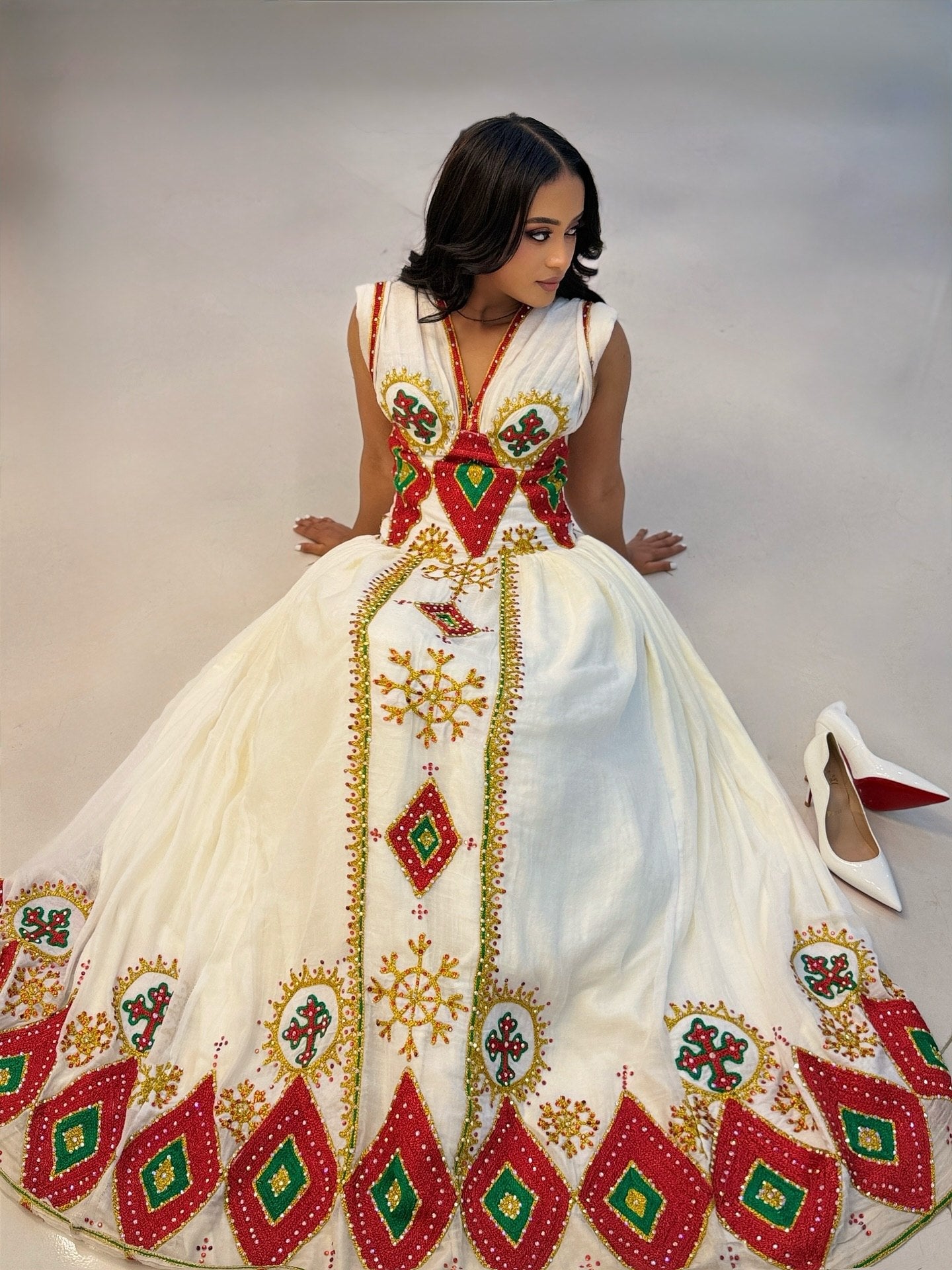 Ethiopian Wedding Dress Collection Traditional Ethiopian Dress for Brides  Ethiopian Clothing Fashion