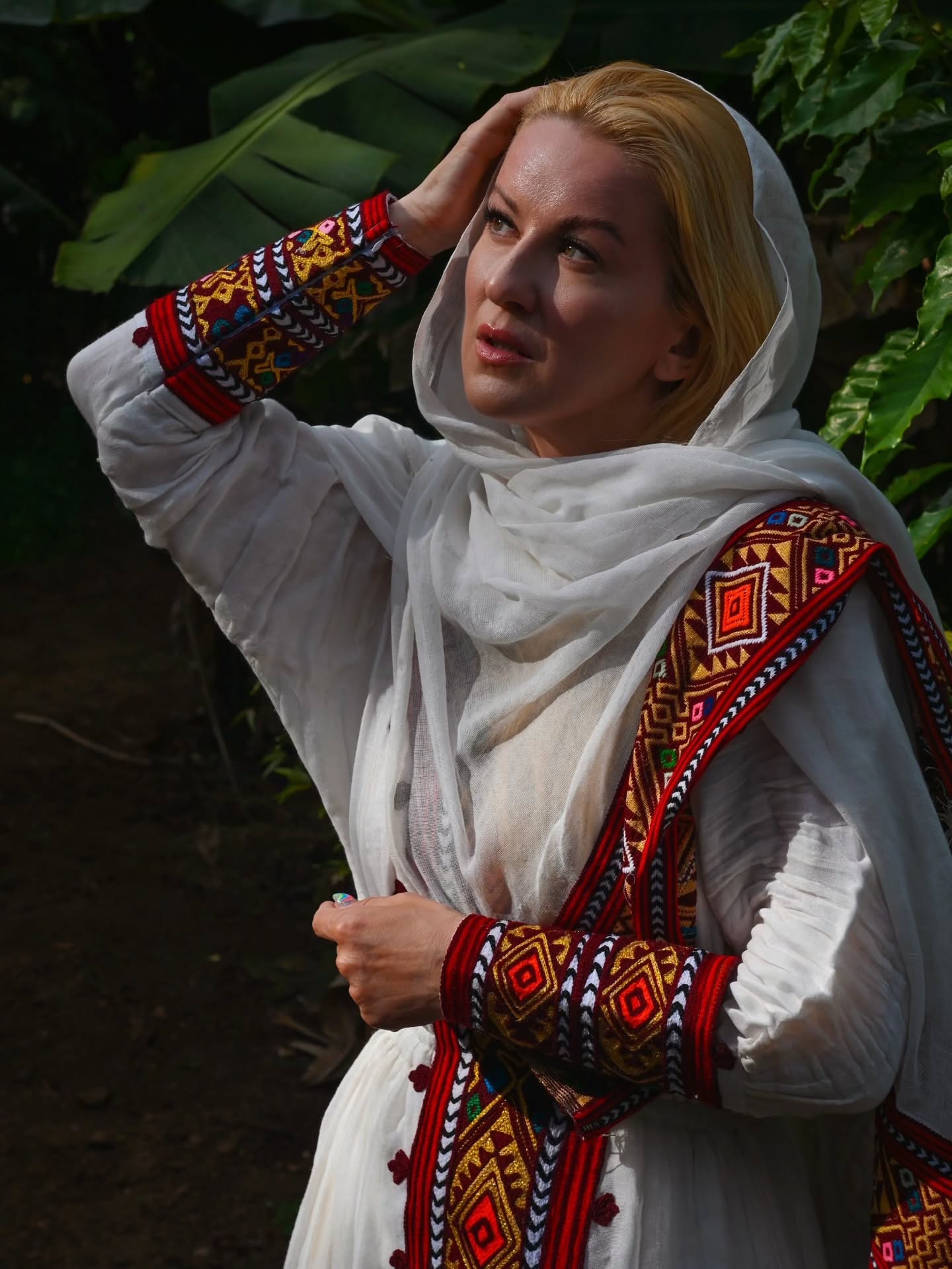 Traditional Ethiopian Clothing Long Sleeve Habesha Kemis & Elegant Habesha Dress 877