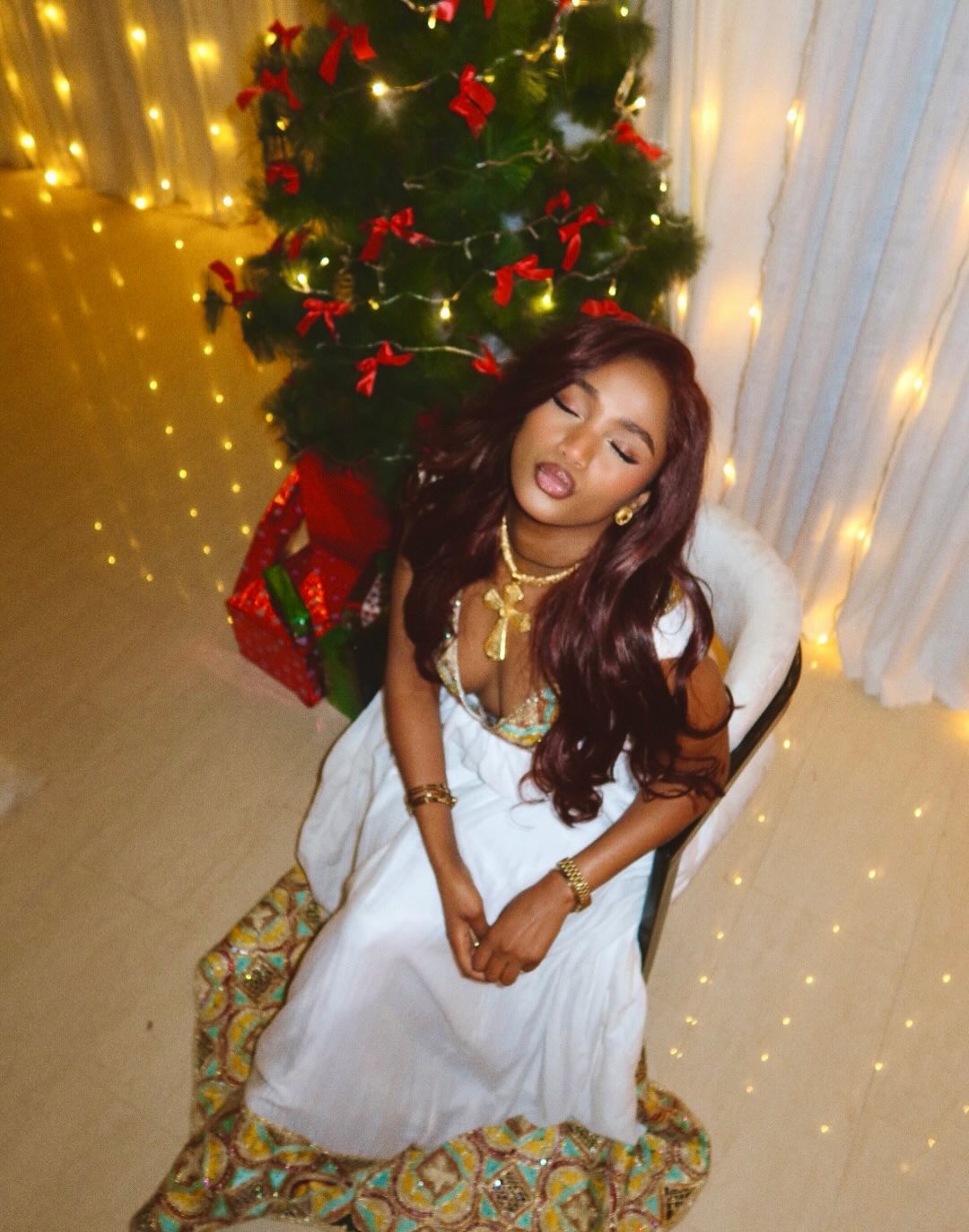 Sophisticated Off-White Habesha Dress Golden Yellow and Light Turquoise Ornate Border Detailing Ethiopian Dress 932