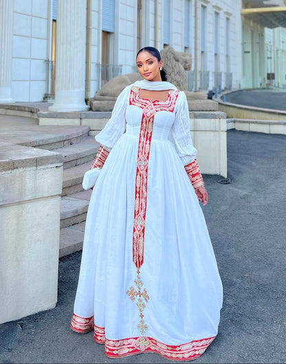 Luxury Ethiopian Clothing Authentic Habesha Kemis Online Boutique