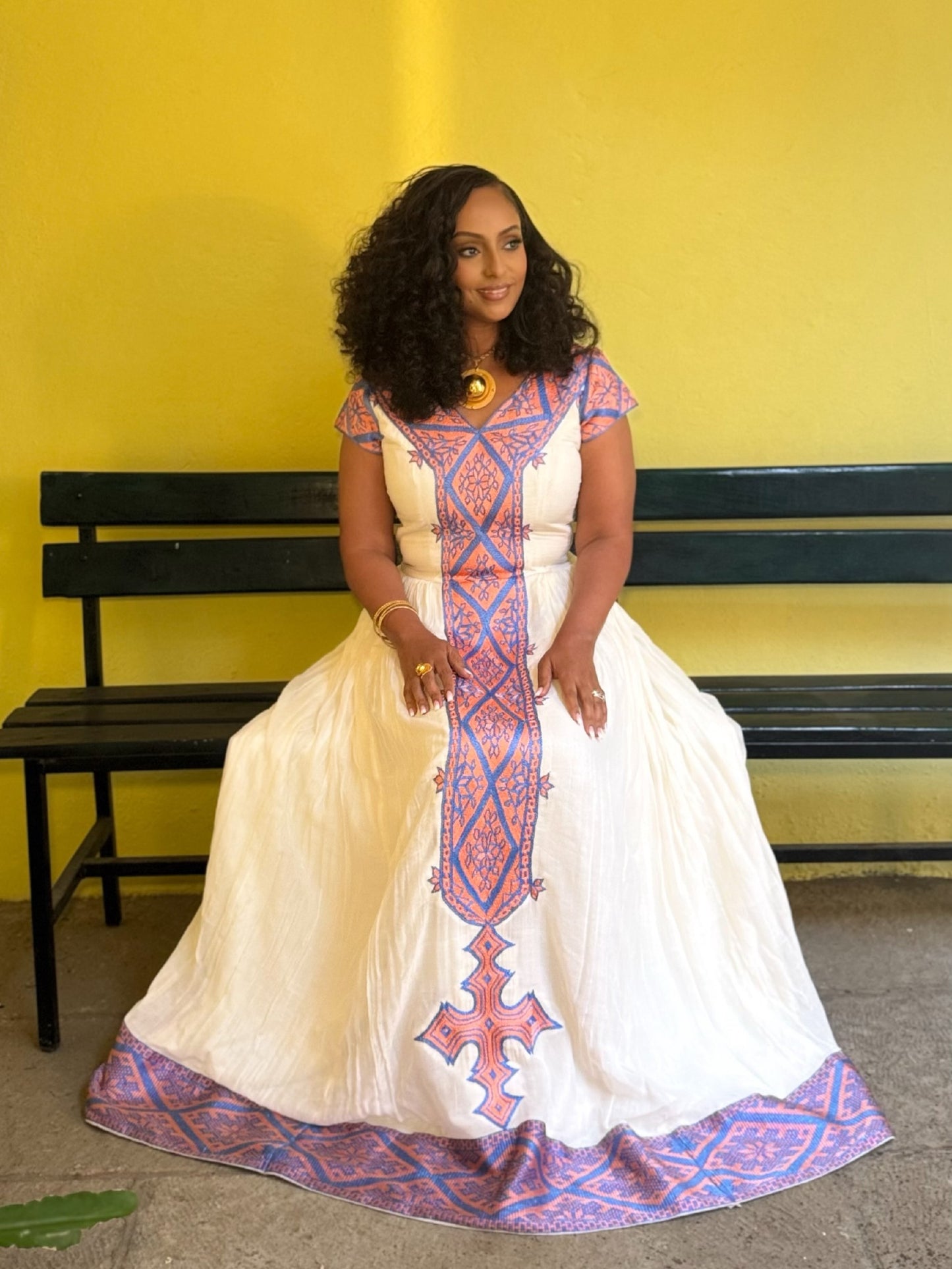 Radiant Lavender Woven Habesha Kemis for Cultural Gatherings Ethiopian Traditional Attire Timeless Eritrean Dress 965