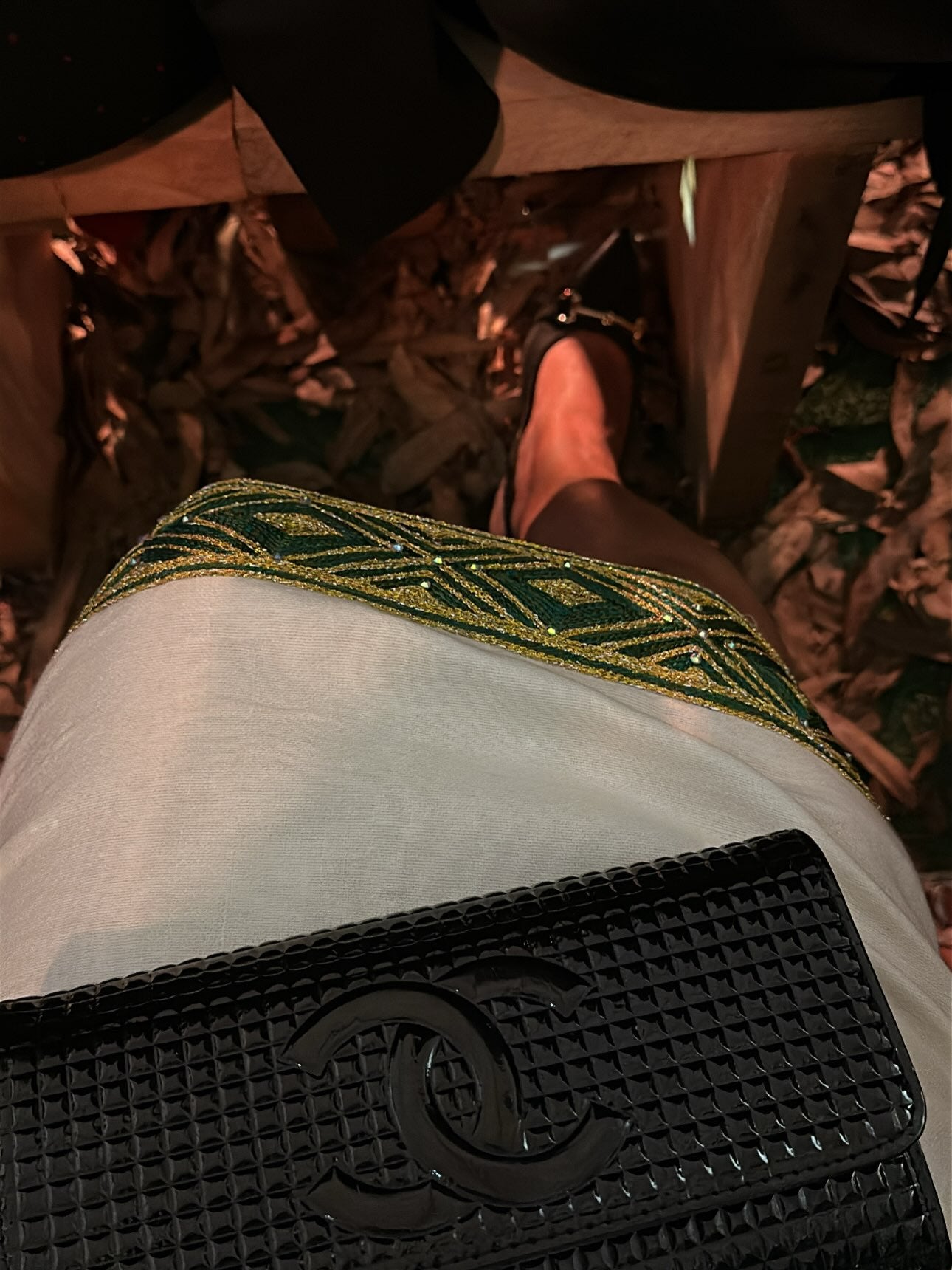 Sophisticated Green Embroidered Ethiopian Cocktail Attire Contemporary Habesha Dress For Celebrations 968