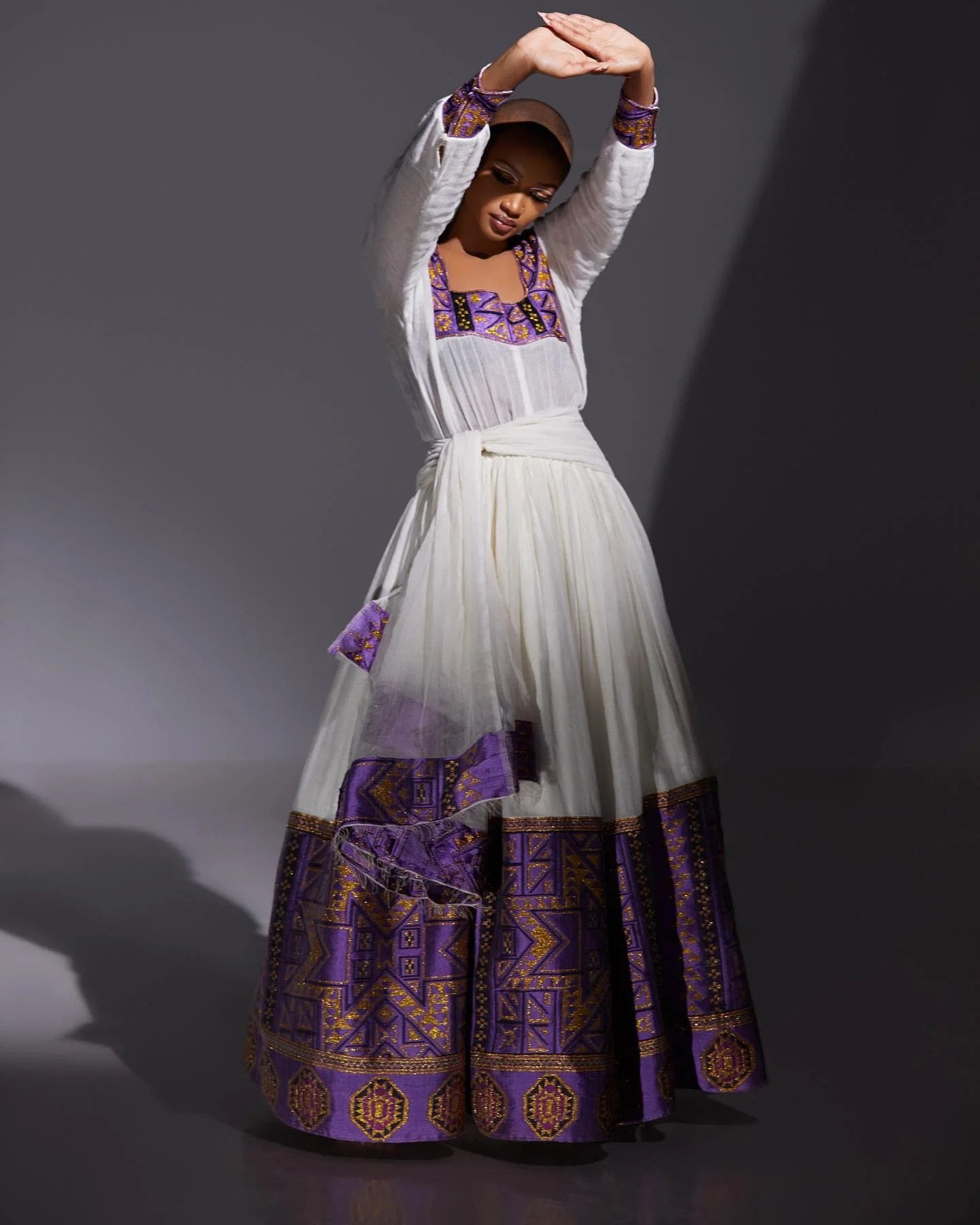 Royal Traditional Ethiopian Dress – Elegant Ethiopian & Eritrean Clothing