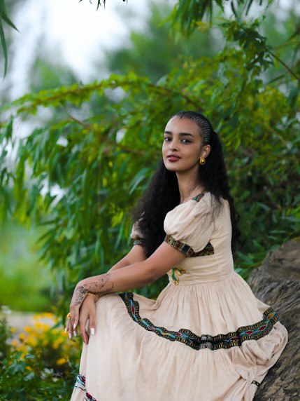 Elegant Habesha Dress Ethiopian Traditional Dress & Habesha Kemis with Intricate Embroidery 128