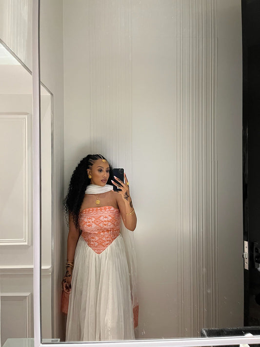 Habesha Kemis Ethiopian Traditional Dress Elegant Habesha Dress Online