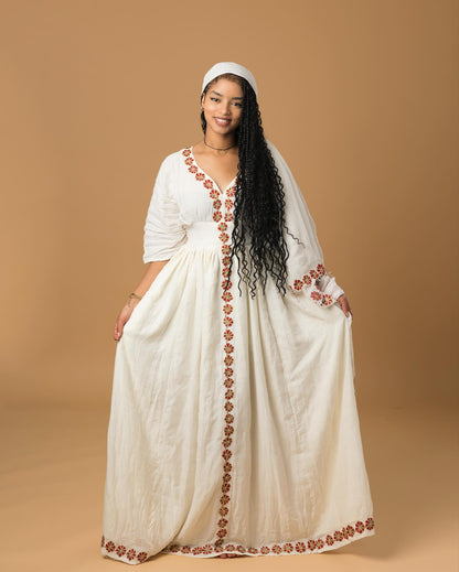 Stunning Habesha Dress Authentic Habesha Kemis & Traditional Ethiopian Dress 191