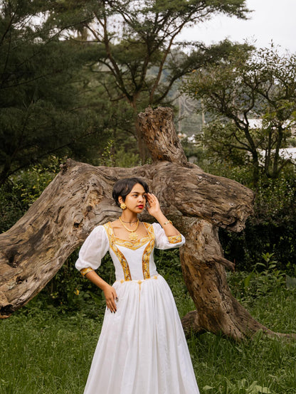 Luxury Habesha Dress for Women Handcrafted Ethiopian Kemis | Cultural Elegance