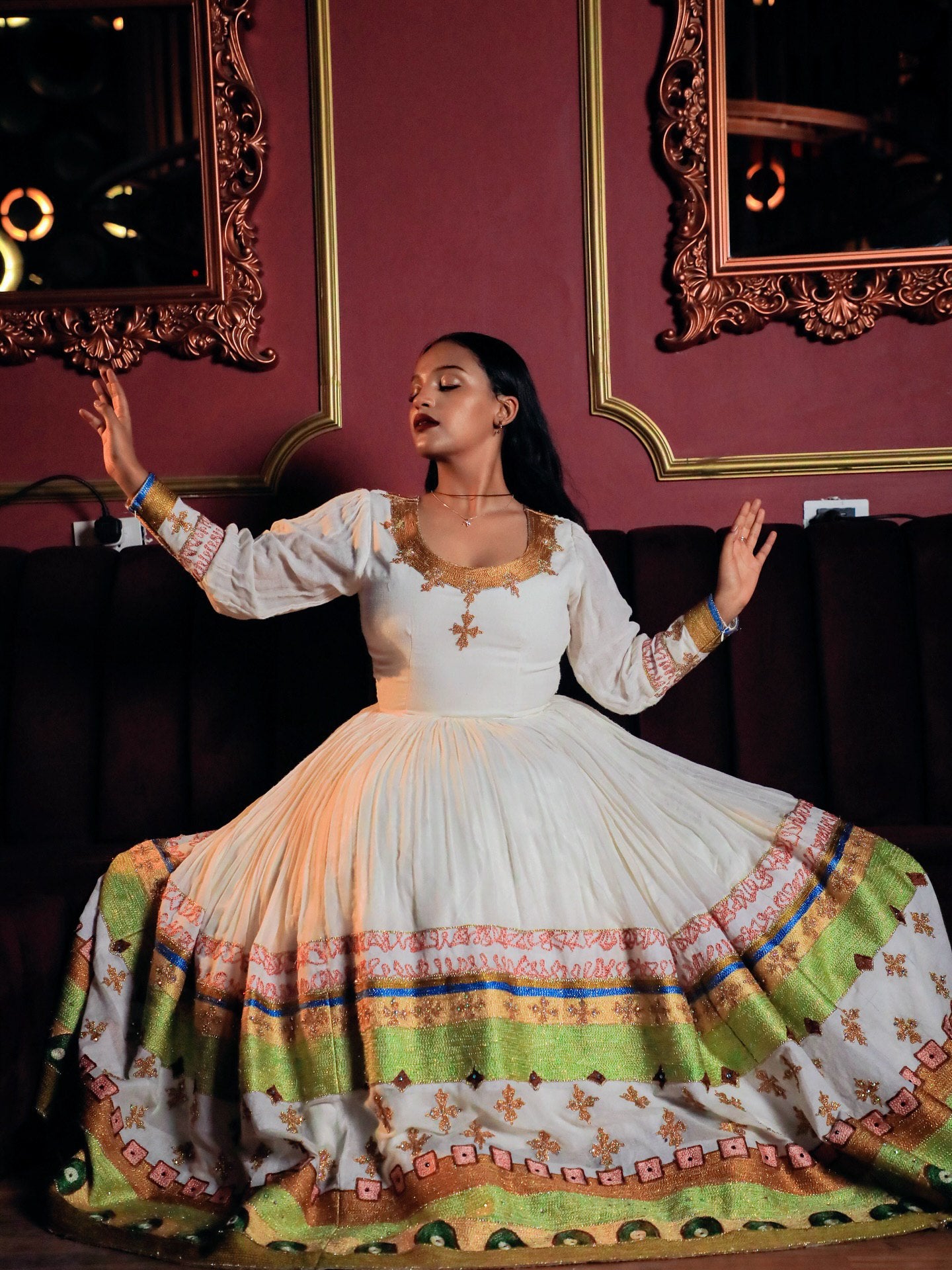 Habesha Dress for Weddings Authentic Habesha Kemis & Cultural Bridal Fashion Ethiopian Dress 286