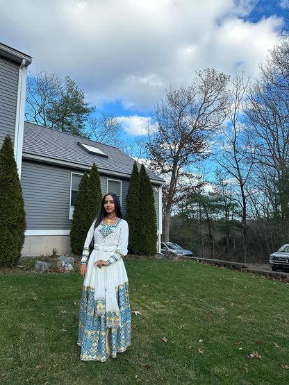 Elegant Habesha Dress Authentic Traditional Ethiopian Clothing