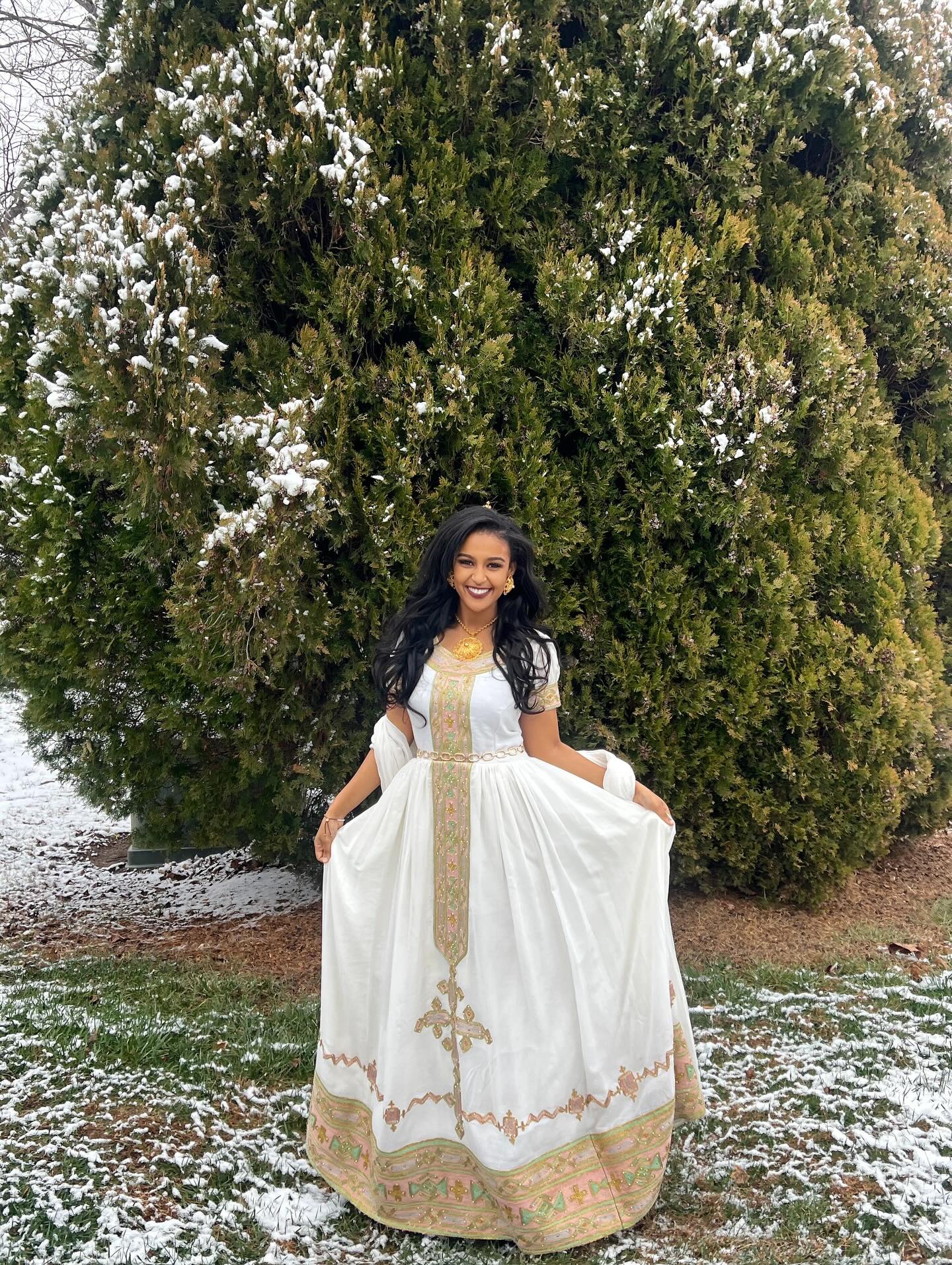 Habesha Dress for Women Timeless Traditional Ethiopian Dress Charming Habesha Kemis 343