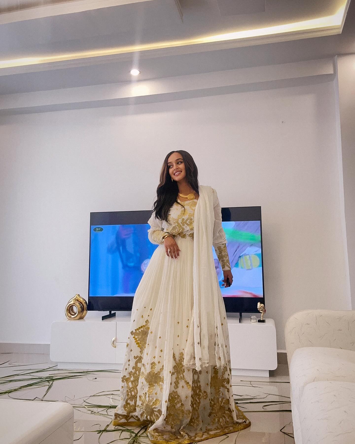 Elegant Habesha Dress Authentic Habesha Traditional Dress & Traditional Ethiopian Clothing