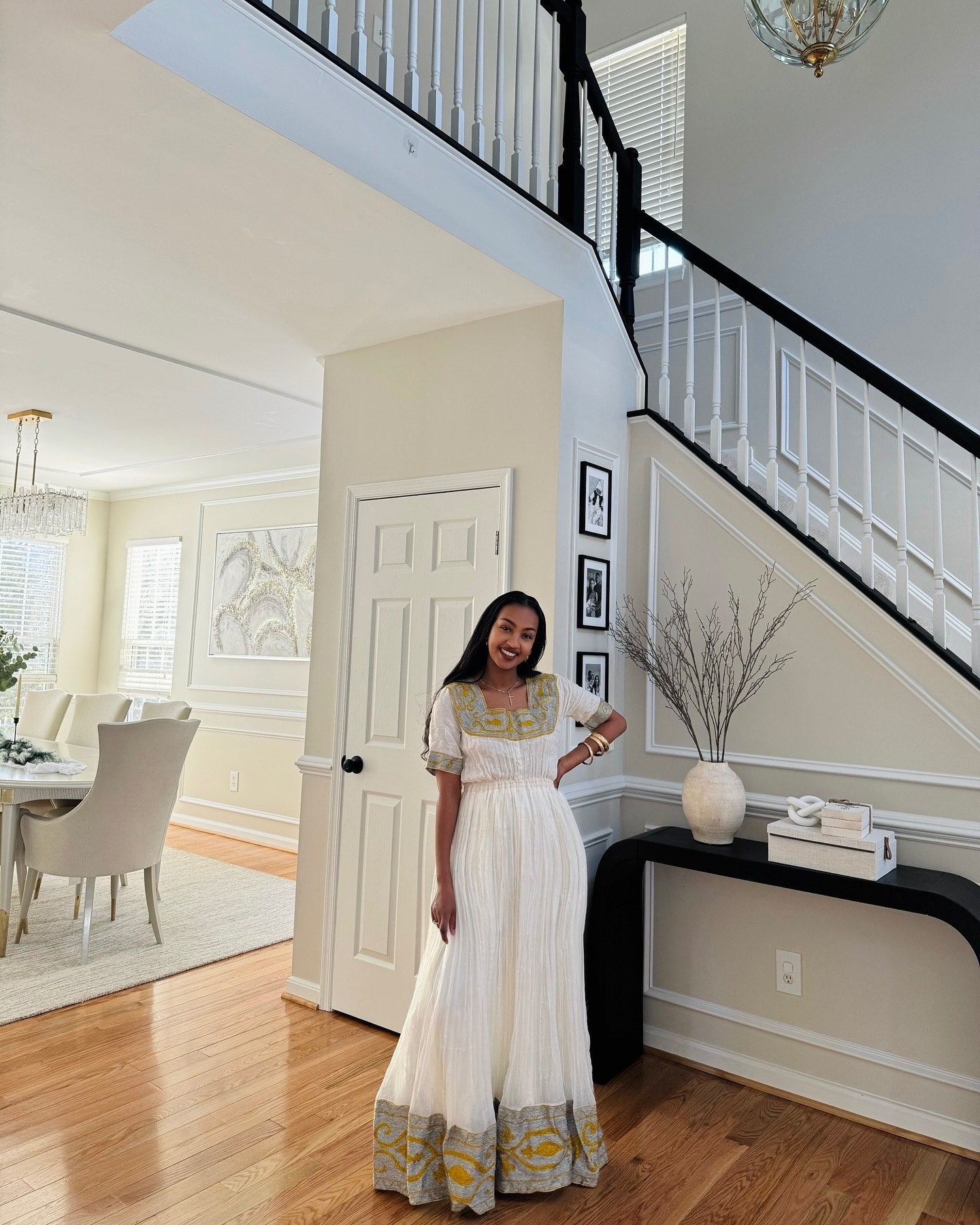 Short Sleeve Habesha Dress Traditional Ethiopian Dress Style Timeless Habesha Kemis 385