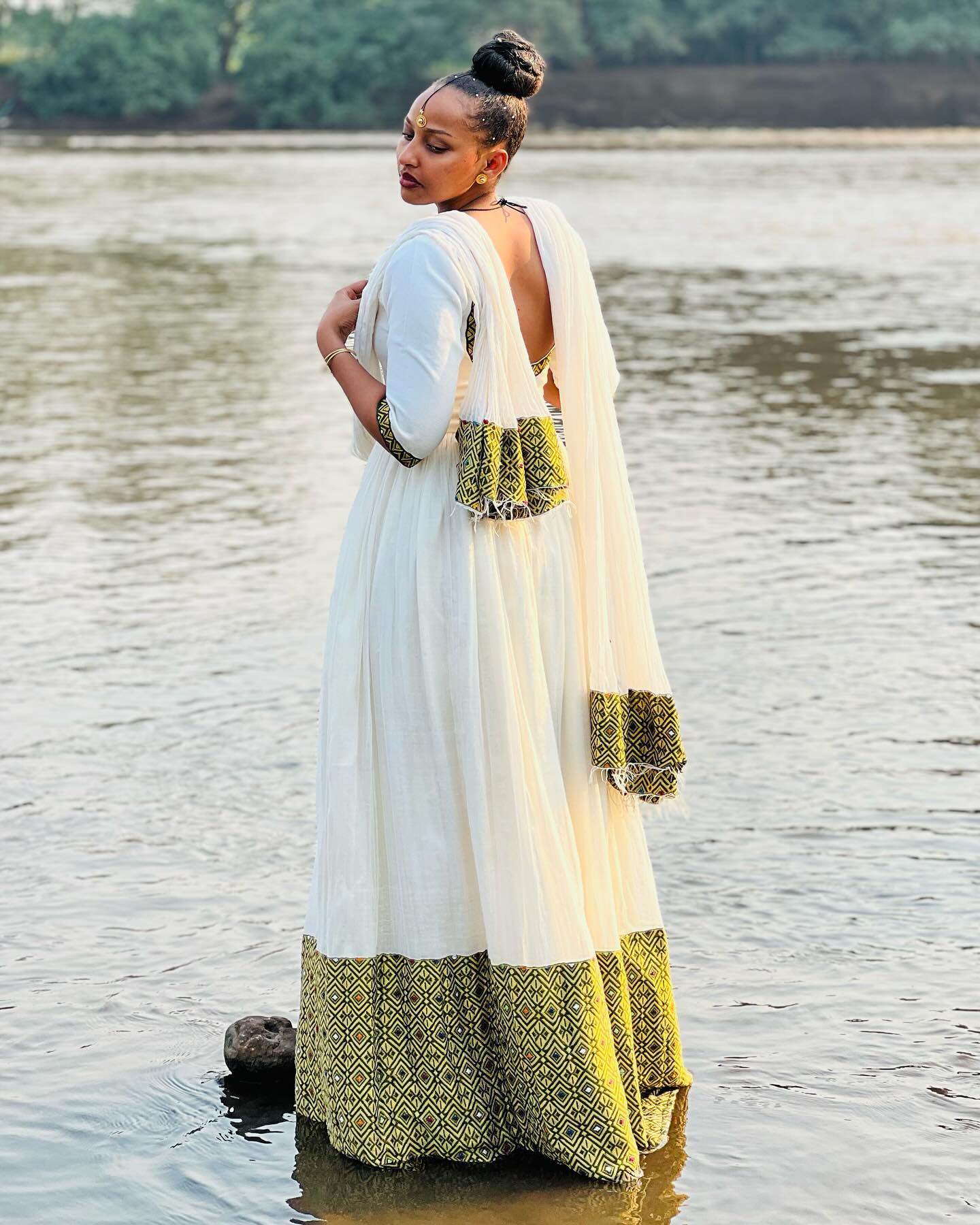 Stylish Habesha Dress Beautiful Habesha Kemis Ethiopian Traditional Dress 388