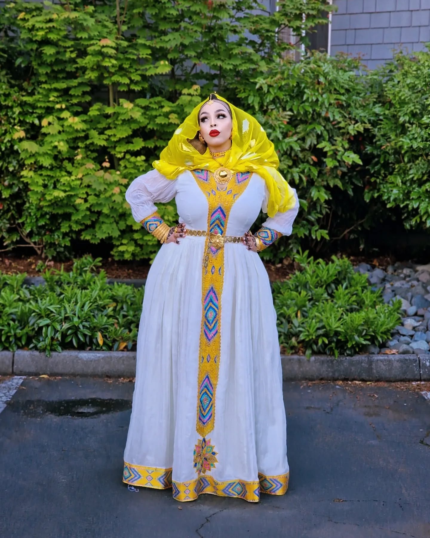 Authentic Habesha dress Long Sleeve Habesha Kemis Ethiopian Traditional Dress 423