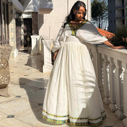Elegant Habesha Dress Selection Traditional Ethiopian Dress Beautiful Habesha Kemis 448