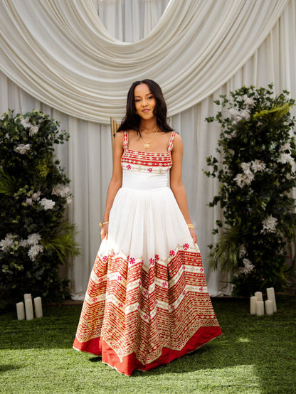 Traditional Ethiopian Wedding Attire Classic Habesha Kemis Collection