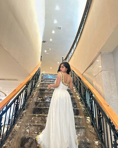 Backless Ethiopian Traditional Dress Sleeveless Habesha Dress Classic Habesha Kemis 458