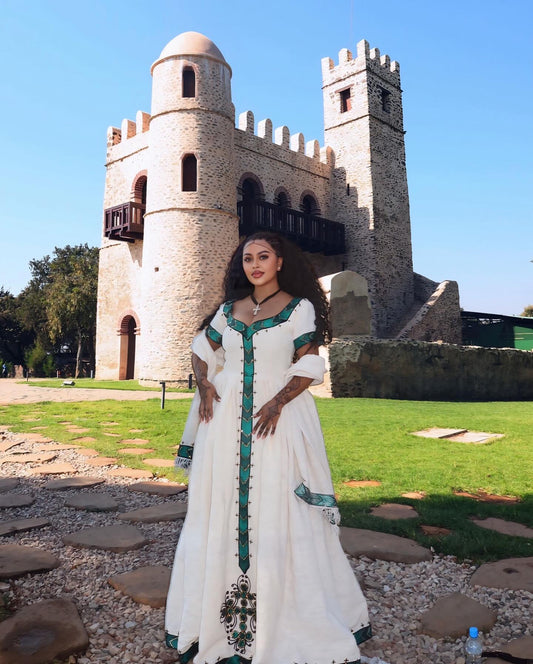 Habesha Kemis Classic Habesha Dress Traditional Ethiopian Dress