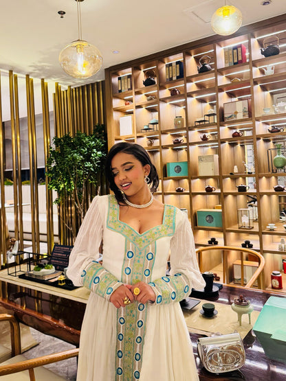 Authentic Habesha Kemis Traditional Habesha Dress Collection Premium Traditional Ethiopian Dress 474