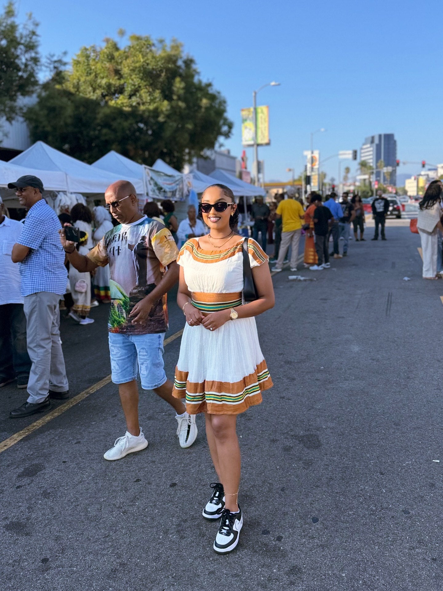 Short Habesha Dress Style for Cultural Events