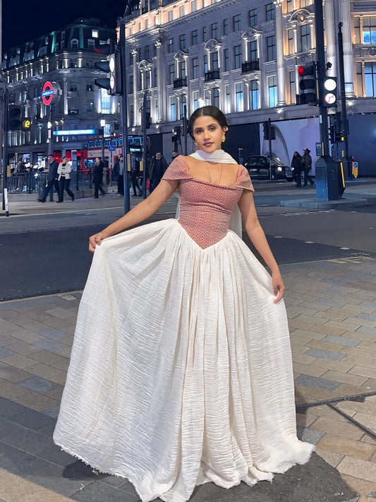 Off Shoulder Habesha Dress Short Sleeve Habesha Kemis