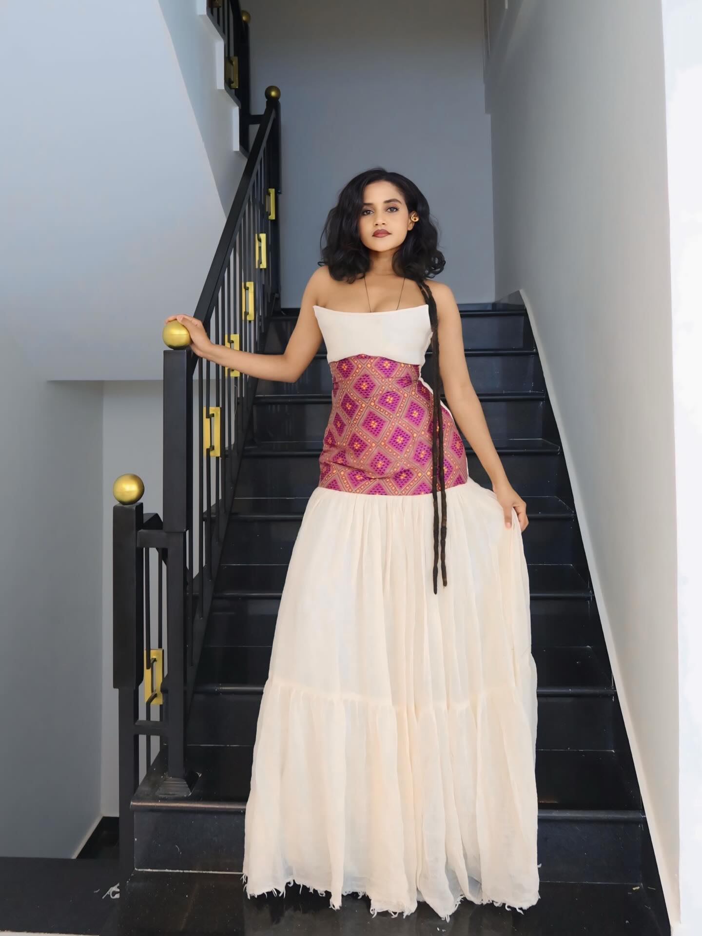 Strapless Habesha Dress Stylish Look Ethiopian Kemis