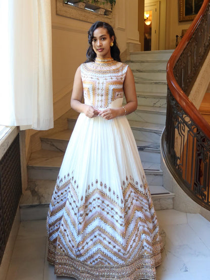 Sleeveless Ethiopian Wedding Dress Golden Embroidery Habesha Kemis Online