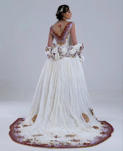 Ethiopian Wedding Dress Traditional Habesha Kemis & Elegant Ethiopian Clothing 115