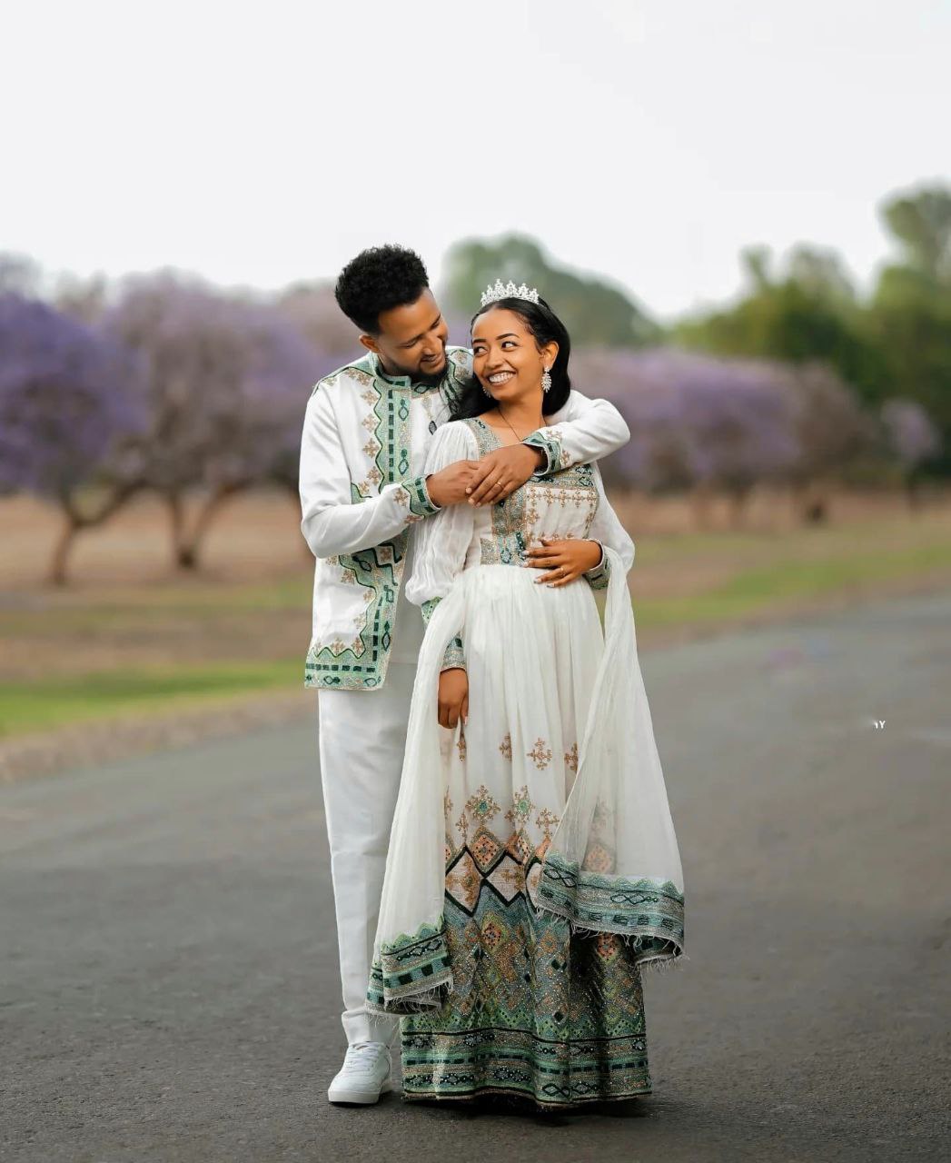 Beautiful Traditional Ethiopian Wedding Outfit Habesha Wedding Dress Ethiopian Matching Set 119